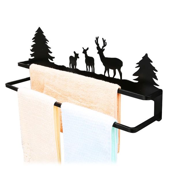 towel racks bar wall mounted with cute deer pattern easy installation punching organizer for bathroom rack
towel racks bar wall mounted with cute deer pattern easy installation punching organizer for bathroom rack