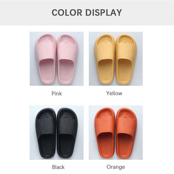 women thick platform slippers summer beach eva soft sole slide sandals leisure men ladies indoor bathroom anti-slip shoes y0406, Black
women thick platform slippers summer beach eva soft sole slide sandals leisure men ladies indoor bathroom anti-slip shoes y0406, Black