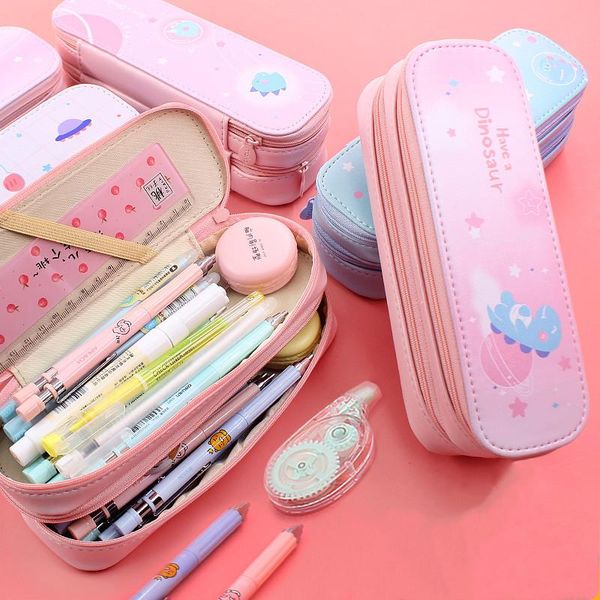 pencil bags kawaii cute pu leather cartoon case school student supplies pen box bag stationery storage 050038 
pencil bags kawaii cute pu leather cartoon case school student supplies pen box bag stationery storage 050038