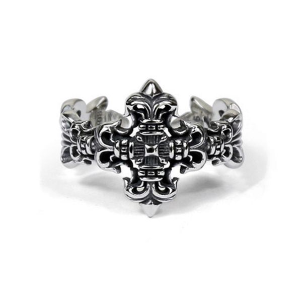 classic crosin ch simple and domineering ring for women's fashion personality tai silver made old cro flame cross ring
classic crosin ch simple and domineering ring for women's fashion personality tai silver made old cro flame cross ring