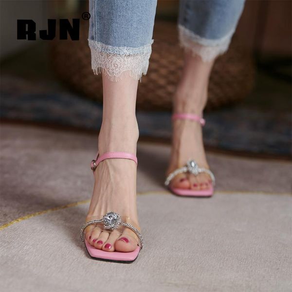 dress shoes rjn summer ladies sandals super high thin heels stylish crystal dressing square toe quality bling 2021 rl63, Black
dress shoes rjn summer ladies sandals super high thin heels stylish crystal dressing square toe quality bling 2021 rl63, Black