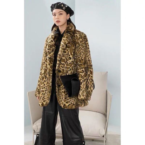 women's fur & faux rex natural winter woman coats long 2022 fashion genuine women real coat leopard, Black
women's fur & faux rex natural winter woman coats long 2022 fashion genuine women real coat leopard, Black