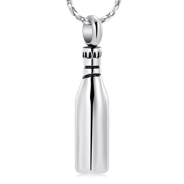 chains cremation urn necklace ashes jewelry for women men beer bottle keepsake locket pendant memorial holder, Silver
chains cremation urn necklace ashes jewelry for women men beer bottle keepsake locket pendant memorial holder, Silver