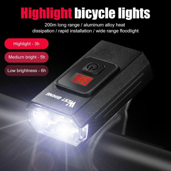 bike lights west biking headlight 2 x t6 led usb rechargeable bicycle front headlamp safety warning rear light
bike lights west biking headlight 2 x t6 led usb rechargeable bicycle front headlamp safety warning rear light