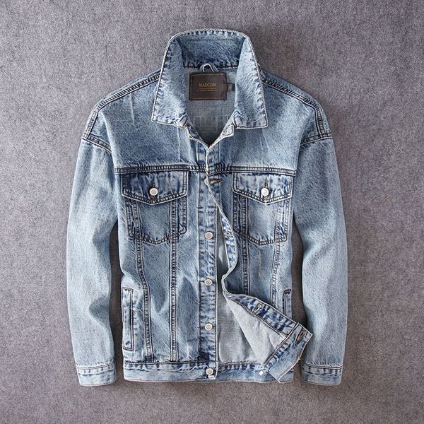 2021 new newly fashion retro blue hip hop denim jackets men coats streetwear printed designer chaqueta 1f32, Black;brown
2021 new newly fashion retro blue hip hop denim jackets men coats streetwear printed designer chaqueta 1f32, Black;brown