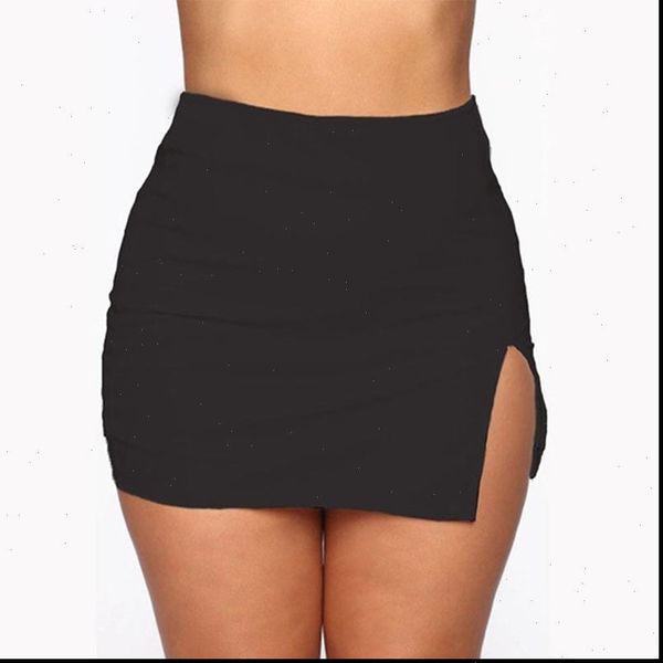 women mini shirt summer slim solid color plus size female splited high waist pencil skirt club fashion, Black
women mini shirt summer slim solid color plus size female splited high waist pencil skirt club fashion, Black