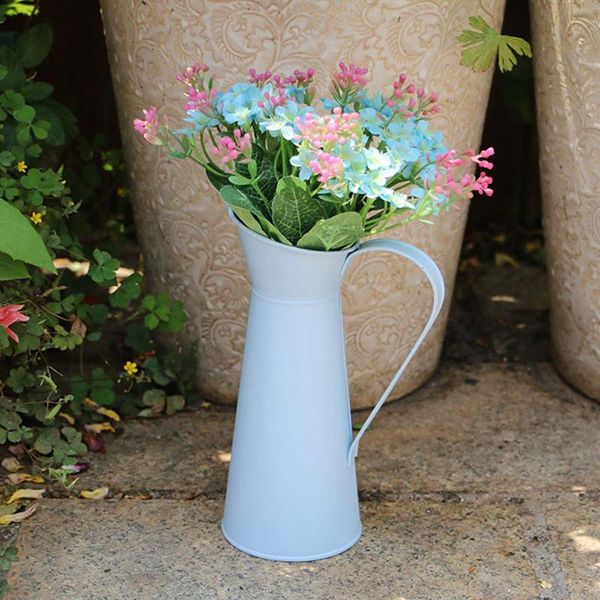 20cm vintage flower vase shabby chic flower vase enamel tin pitcher jug for wedding home decor
20cm vintage flower vase shabby chic flower vase enamel tin pitcher jug for wedding home decor