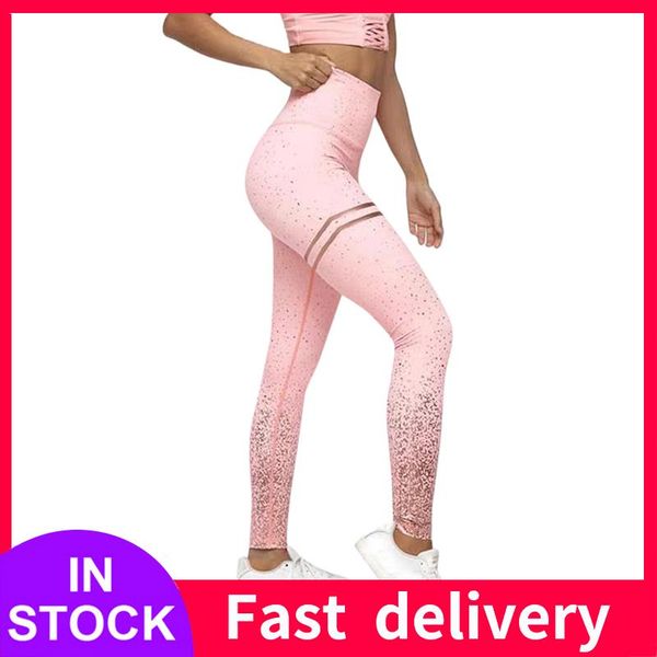 40# women mesh gym pants srtriped printed high waist fitness push up leggings workout pantalones women's, Black
40# women mesh gym pants srtriped printed high waist fitness push up leggings workout pantalones women's, Black