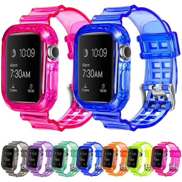 tpu clear watch strap for apple 38/40/41mm 42/44/45mm transparent drop proof integrated watchband with opp bag
tpu clear watch strap for apple 38/40/41mm 42/44/45mm transparent drop proof integrated watchband with opp bag