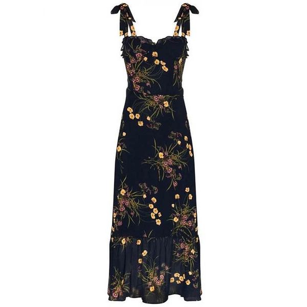 casual dresses black sling floral dress female sweet mid-length vintage sheath cascading ruffle cotton spaghetti strap, Black;gray
casual dresses black sling floral dress female sweet mid-length vintage sheath cascading ruffle cotton spaghetti strap, Black;gray