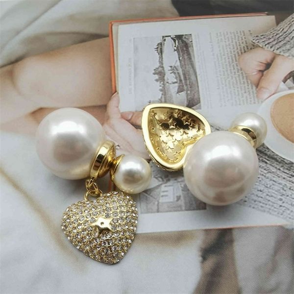 love inlaid high-end fashion large pearl, front and back exquisite earrings, female jewel luxury_uks6, Golden;silver
love inlaid high-end fashion large pearl, front and back exquisite earrings, female jewel luxury_uks6, Golden;silver