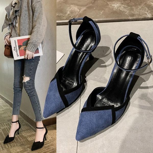 dress shoes 2021 women pumps fashion high heels woman pointed classic thin office female, Black
dress shoes 2021 women pumps fashion high heels woman pointed classic thin office female, Black