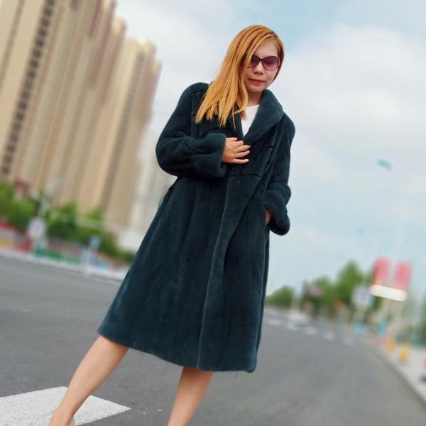 women's fur & faux 2021 outerwear coats mink long suede overalls waist large jacket, Black
women's fur & faux 2021 outerwear coats mink long suede overalls waist large jacket, Black