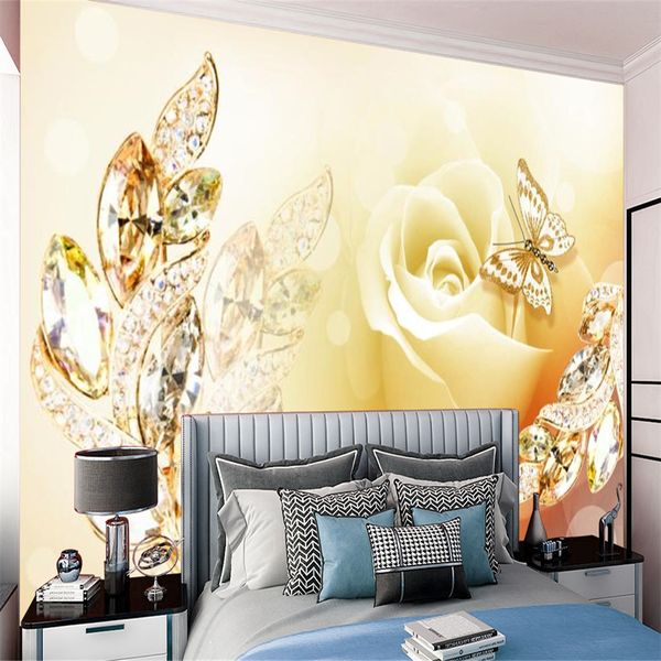 3d white rose diamond butterfly flower romantic floral modern home decor painting mural wallpapers
3d white rose diamond butterfly flower romantic floral modern home decor painting mural wallpapers