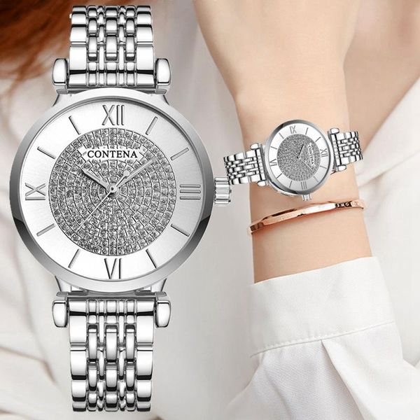 wristwatches luxury fashion bracelet ladies watches quartz wrist watch women female clock contena brand relogio feminino gift, Slivery;brown
wristwatches luxury fashion bracelet ladies watches quartz wrist watch women female clock contena brand relogio feminino gift, Slivery;brown