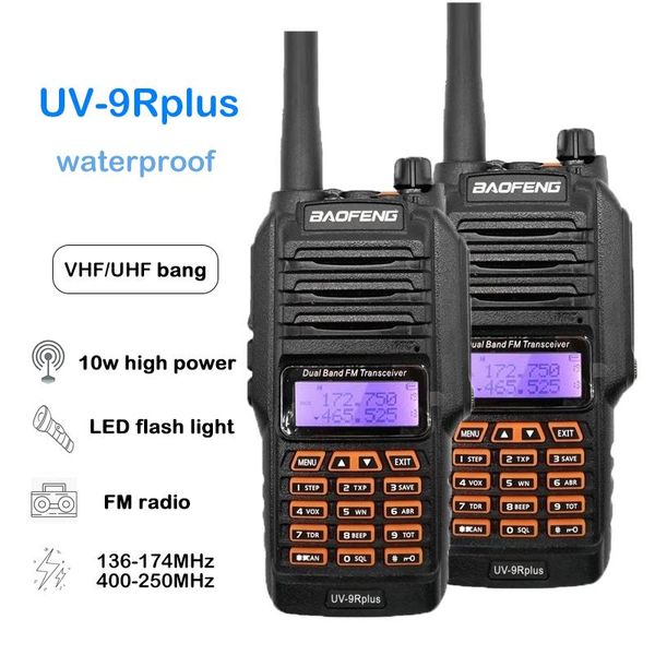 baofeng uv-9r plus waterproof ip67 walkie talkie vhf uhf high power cb ham radio station 10w transceiver two way wireles hunting
baofeng uv-9r plus waterproof ip67 walkie talkie vhf uhf high power cb ham radio station 10w transceiver two way wireles hunting