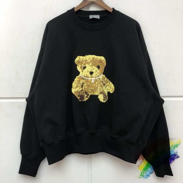 2021 new embroidered bear fabric we11done female male sweatshirts 1:1 superior quality oversized heavy welldone pullover crewneck tissue bf1, Black
2021 new embroidered bear fabric we11done female male sweatshirts 1:1 superior quality oversized heavy welldone pullover crewneck tissue bf1, Black