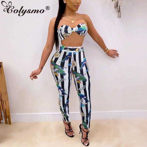 colysmo print two piece set women summer clothes corp and long pants 2 s plus size outfits club matching 210527, White
colysmo print two piece set women summer clothes corp and long pants 2 s plus size outfits club matching 210527, White