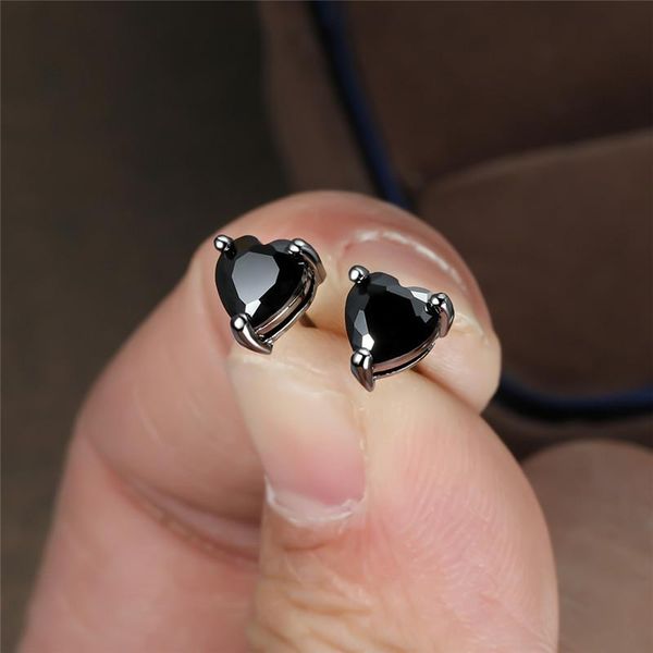 stud small black stone cute heart earrings for women vintage fashion gold/black/rose gold/silver color wedding jewelry, Golden;silver
stud small black stone cute heart earrings for women vintage fashion gold/black/rose gold/silver color wedding jewelry, Golden;silver