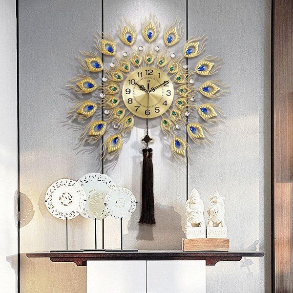 wall clocks peacock simple clock modern design luxury art quartz creative living room horloge murale home decoration 60
wall clocks peacock simple clock modern design luxury art quartz creative living room horloge murale home decoration 60