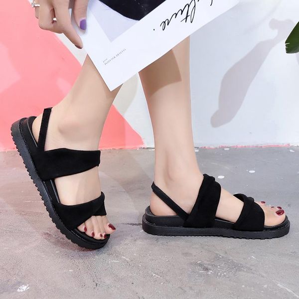 dress shoes 2021 flock summer leisure women fashion sandals open toe solid med heels woman's casual, Black
dress shoes 2021 flock summer leisure women fashion sandals open toe solid med heels woman's casual, Black