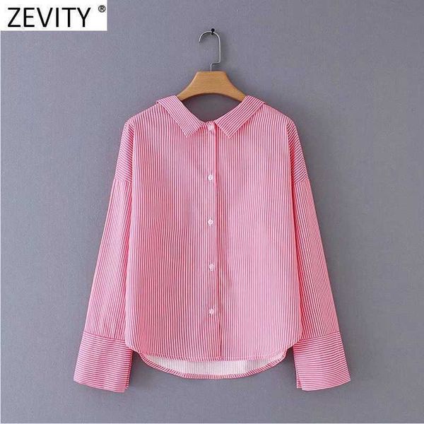 zevity women fashion double collar striped print casual smock blouse office ladies shirts chic retro blusas ls7570 210603, White
zevity women fashion double collar striped print casual smock blouse office ladies shirts chic retro blusas ls7570 210603, White