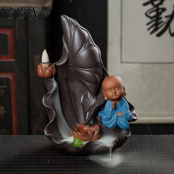 fragrance lamps mini monk backflow incense burner waterfall holder cones ceramic small vase home decor aroma smoke oud censer
fragrance lamps mini monk backflow incense burner waterfall holder cones ceramic small vase home decor aroma smoke oud censer
