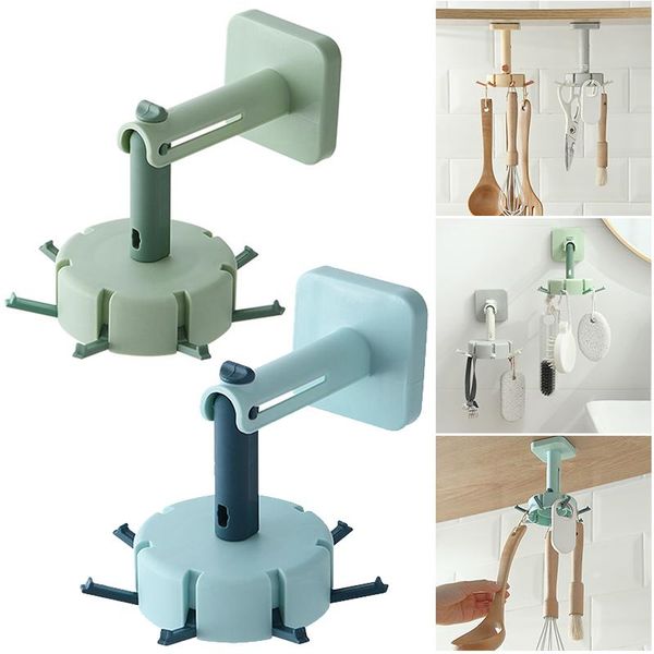 hooks & rails 360 degree rotating folding hook durable storage rack with 7 kitchen supplies hyd88
hooks & rails 360 degree rotating folding hook durable storage rack with 7 kitchen supplies hyd88