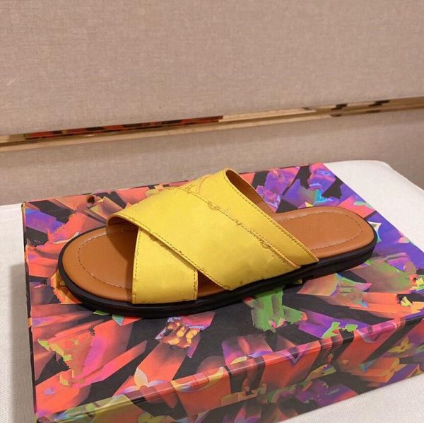 summer all-match leather slippers luxury designer color matching letters men's sandals outer wear beach shoes casual fashion male flip, Black
summer all-match leather slippers luxury designer color matching letters men's sandals outer wear beach shoes casual fashion male flip, Black