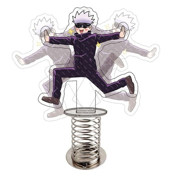 keychains anime jujutsu kaisen gojo satoru funny standing figure desk display stands ornaments shaking acrylic plate, Silver
keychains anime jujutsu kaisen gojo satoru funny standing figure desk display stands ornaments shaking acrylic plate, Silver