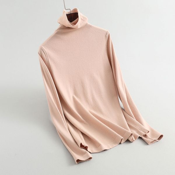 2021 new autumn basic pullovers long sleeve turtleneck baby pink knitting women white sweater pull femme wloj, White;black
2021 new autumn basic pullovers long sleeve turtleneck baby pink knitting women white sweater pull femme wloj, White;black