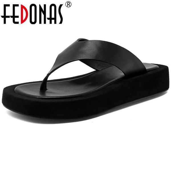 sandals fedonas concise design women genuine leather platform 2021 summer arrival slipper female casual basic shoes woman, Black
sandals fedonas concise design women genuine leather platform 2021 summer arrival slipper female casual basic shoes woman, Black