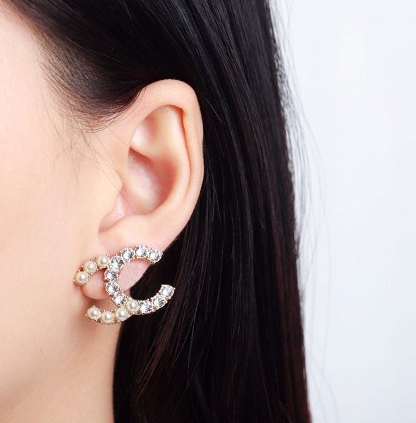 drop earring with diamond and pearl for women wedding jewelry gift with box ps3496, Golden
drop earring with diamond and pearl for women wedding jewelry gift with box ps3496, Golden