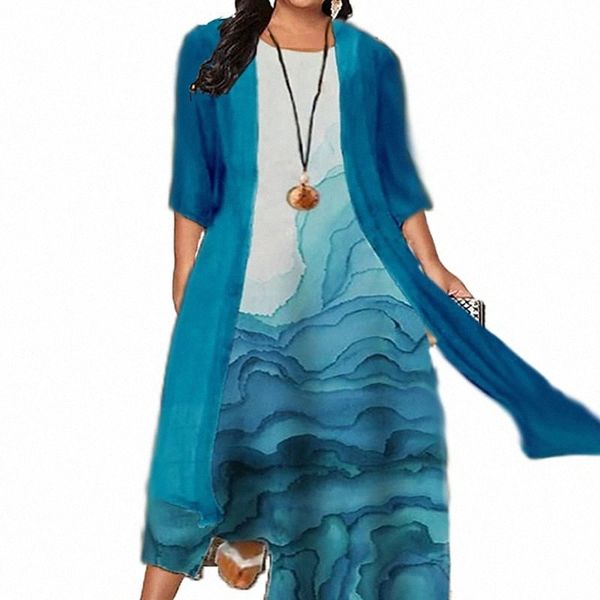 women's plus size a line dress print round neck print 3/4 length sleeve fall spring casual classic comfortable maxi long dress daily da, Black
women's plus size a line dress print round neck print 3/4 length sleeve fall spring casual classic comfortable maxi long dress daily da, Black