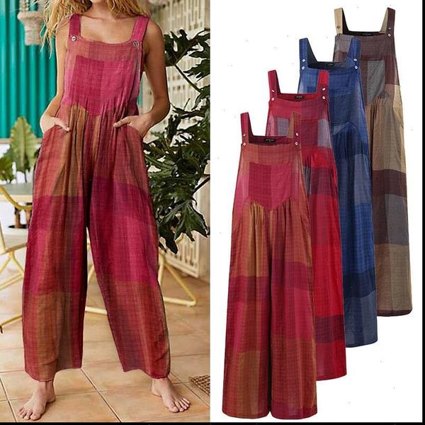 womenoveralls summer jumpsuit 2020 female sleeveless rompers casual long pants trousers vintage printed playsuits plus size, Black;white
womenoveralls summer jumpsuit 2020 female sleeveless rompers casual long pants trousers vintage printed playsuits plus size, Black;white