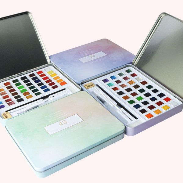 gift sets 36/48 colors solid watercolor paint set hand-painted painting pigment artist art supplies for children beginners
gift sets 36/48 colors solid watercolor paint set hand-painted painting pigment artist art supplies for children beginners