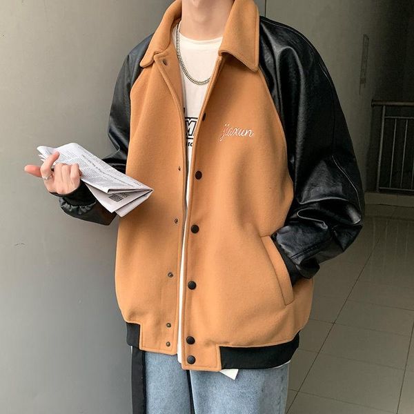 2021 autumn new jacket men's tide brand loose stitching casual all-match large baseball uniform m-5xl clothes recommend on sale, Black;brown
2021 autumn new jacket men's tide brand loose stitching casual all-match large baseball uniform m-5xl clothes recommend on sale, Black;brown