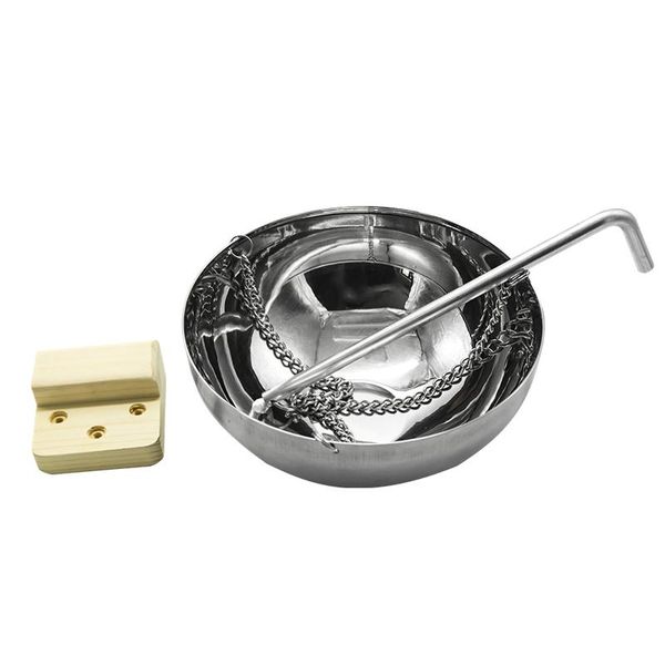 fragrance lamps stainless steel essential oil bowl sauna with chains and full installation set
fragrance lamps stainless steel essential oil bowl sauna with chains and full installation set