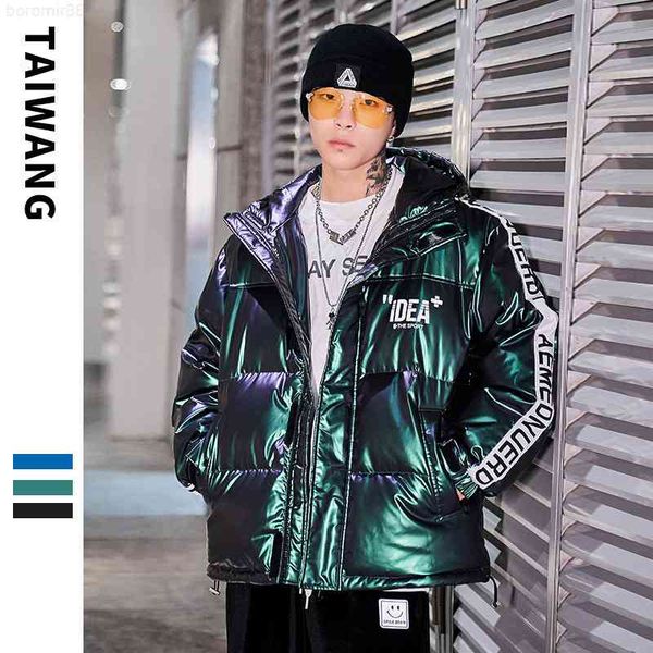 taiwang men's wear chaochao brand down jacket 2021 winter coat colorful bright face printed, Black;white
taiwang men's wear chaochao brand down jacket 2021 winter coat colorful bright face printed, Black;white