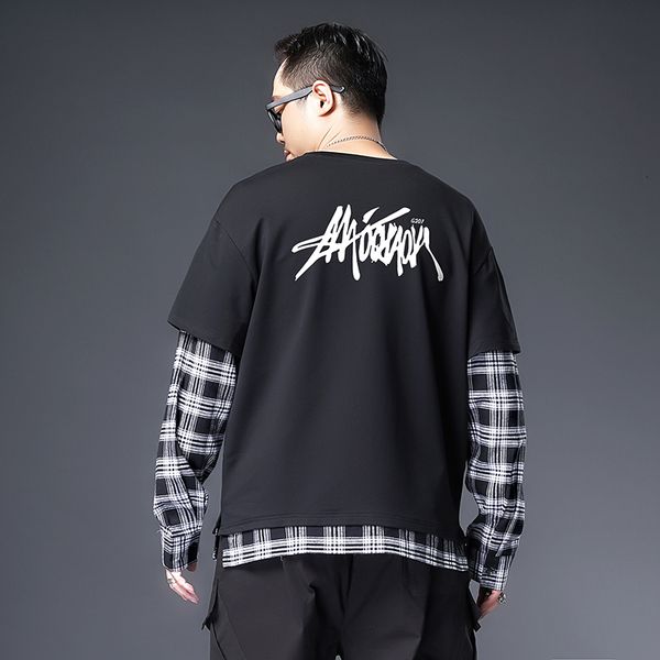 2021 7xl-xl sports long-sleeved t-shirt men's autumn winter new trend student fake clothes o-neck plus veet z122, White;black
2021 7xl-xl sports long-sleeved t-shirt men's autumn winter new trend student fake clothes o-neck plus veet z122, White;black