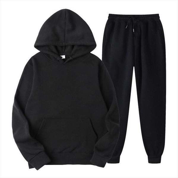 2 pieces set fashion hoodies mens tracksuits suits solid sets sweatshirts sweatpants spring autumn fleece hooded pullover, Gray
2 pieces set fashion hoodies mens tracksuits suits solid sets sweatshirts sweatpants spring autumn fleece hooded pullover, Gray