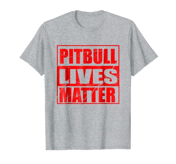 pitbull lives matter shirt, White;black