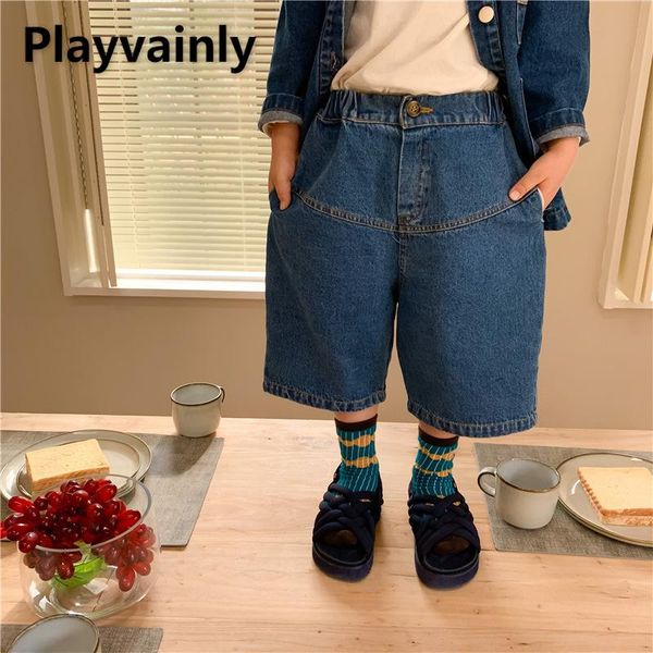 jeans 2021 girls elastic waist loose leisure denim pants cropped children clothes 2-8y e22122, Blue
jeans 2021 girls elastic waist loose leisure denim pants cropped children clothes 2-8y e22122, Blue
