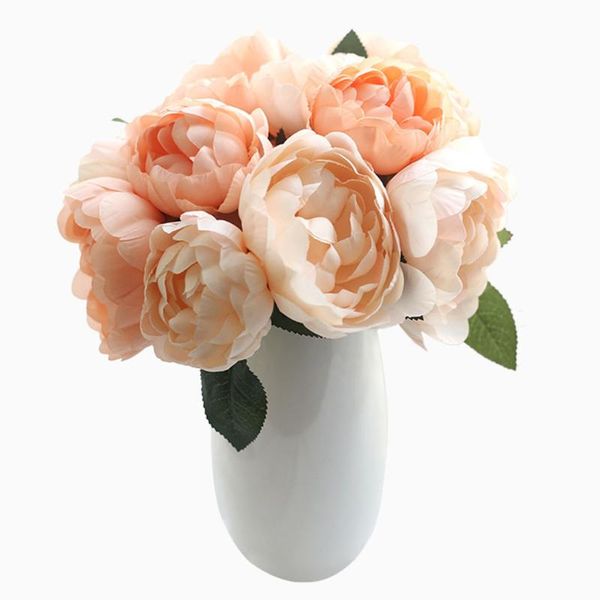 decorative flowers & wreaths 6 heads rose pink fabric peony artificial bouquet fake for home wedding decoration indoor
decorative flowers & wreaths 6 heads rose pink fabric peony artificial bouquet fake for home wedding decoration indoor