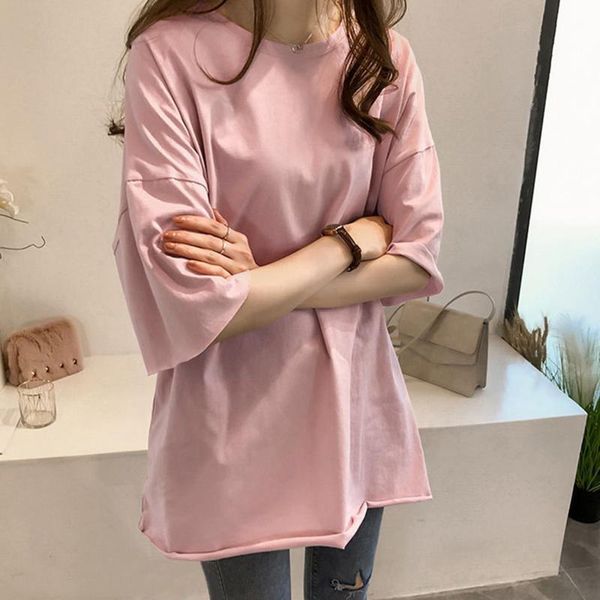 women's blouses & shirts fashion summer women half sleeve t shirt casual solid round neck t-shirt slim fit stretch bottoming tees 2021, White
women's blouses & shirts fashion summer women half sleeve t shirt casual solid round neck t-shirt slim fit stretch bottoming tees 2021, White