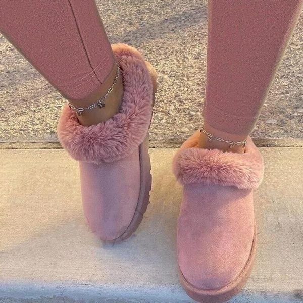 boots ladies winter snow velvet padded shoes fur outdoor pure color casual warm 2021 women, Black
boots ladies winter snow velvet padded shoes fur outdoor pure color casual warm 2021 women, Black