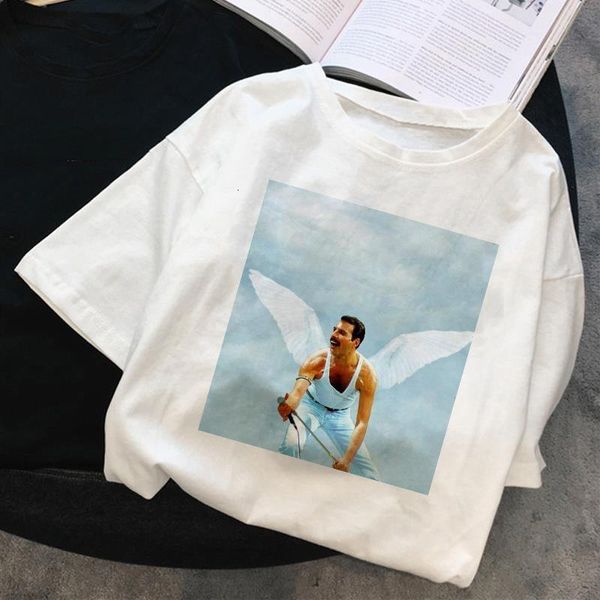 freddie mercury queen band women harajuku vintage ulzzang t-shirt fashion summer queen graphic rock female loose fun tee, White
freddie mercury queen band women harajuku vintage ulzzang t-shirt fashion summer queen graphic rock female loose fun tee, White