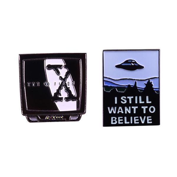 pins, brooches the x files bring back mulder and scully enamel pin i still want to believe ufo badge, Gray
pins, brooches the x files bring back mulder and scully enamel pin i still want to believe ufo badge, Gray