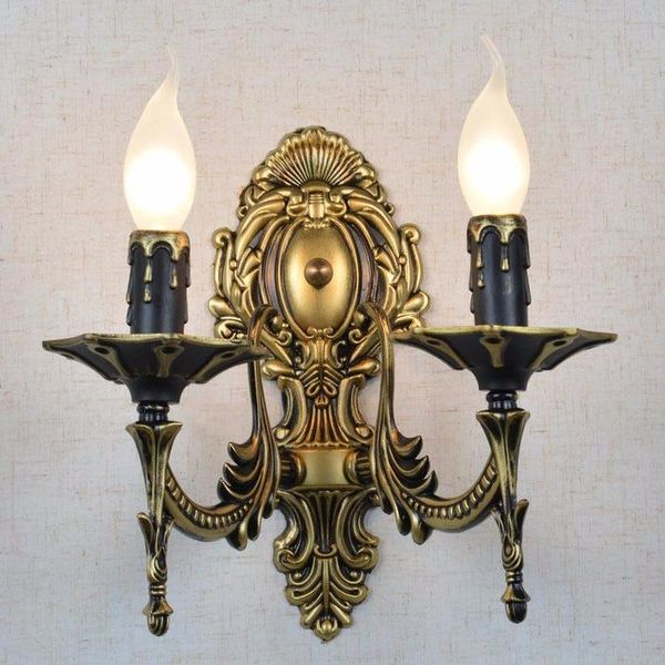 wall lamp brass color sconces light fixture vintage bracket incandescent bra 2 lights in stock
wall lamp brass color sconces light fixture vintage bracket incandescent bra 2 lights in stock