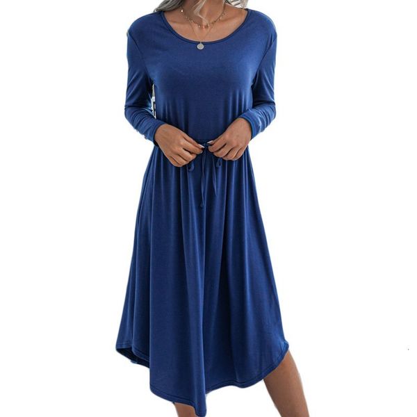 2021 new casual asymmetrical autumn elegant fashion women o-neck solid long sleeve high waist lace up midi vestido cg4z, Black;gray
2021 new casual asymmetrical autumn elegant fashion women o-neck solid long sleeve high waist lace up midi vestido cg4z, Black;gray